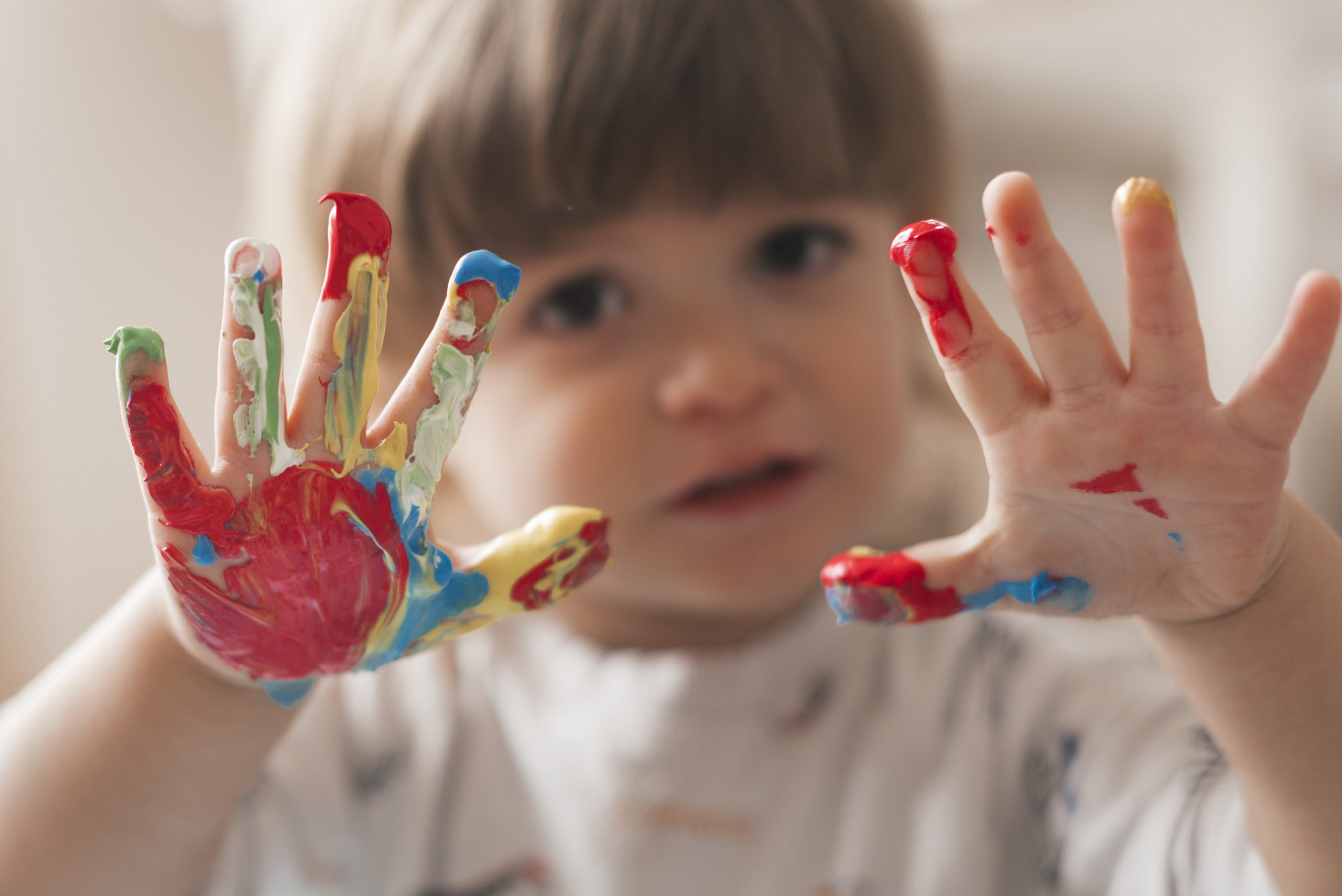 little-child-painting-like-artist Sensory Integration